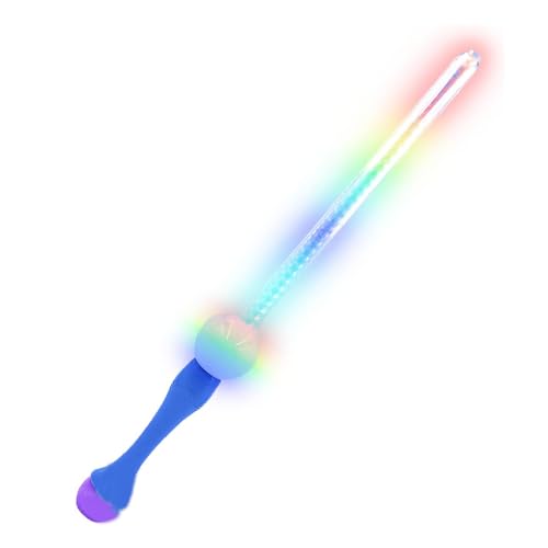 Glowing Fantasy Blade Multicolor Bubble Sword Assorted Colors Pink or Blue with Extra Bubble Solution