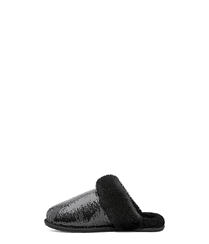 UGG Women's Scuffette Ii Mirror Ball Slipper, Black, 8