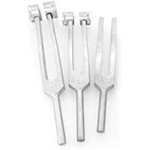 SURGICAL ONLINE Aluminum Sensory Tuning Forks C 128, C 256, C 512, Diagnostic Instruments 3 Pcs