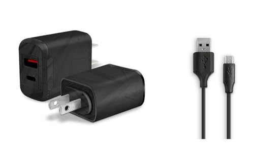BBAUER Wall Home AC Charger+USB Cord for Verizon LG Exalt LTE VN220, Exalt 2 II VN370