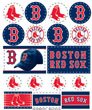 Wincraft MLB Boston Red Sox Vinyl Sticker Sheet, 5' x 7'