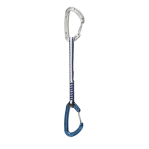 Wild Country Helium 3.0 Rock Climbing Quickdraw - Lightweight Draw with Wiregate Aluminum Carabiners - Blue - 20 cm