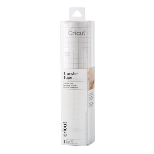 Cricut Transfer Tape - 1ft x 12ft - Easy Transfer Adhesive Sheet for Vinyl Projects - Compatible with Most Vinyl Types - Clear