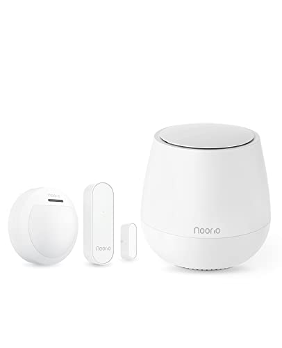 Noorio Alarm System for Home Security with Smart Hub, Motion Sensor and Contact Sensor