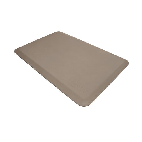 NewLife by GelPro Anti Fatigue Mat: Eco-Pro Foam Anti-Fatigue Comfort Mat - Standing Desk Pad - Professional Floor Mats for Commercial & Industrial Work - 20” x 32” Non Slip Ergonomic Mat - Taupe