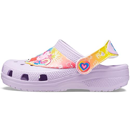 Crocs Unisex-Child Classic Peppa Pig Clogs | Toddler Shoes, Lavender, 7 Toddler