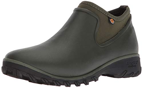 BOGS Women's Sauvie Chelsea Waterproof Garden Rain Boot, Sage, 8