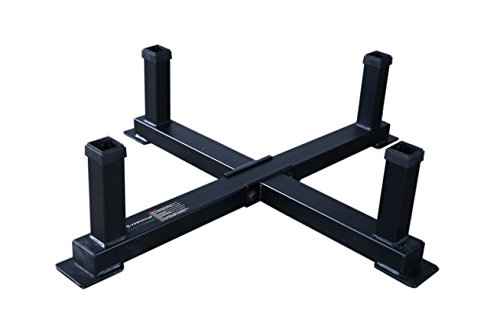 PowerTec Weight Storage Rack for Exercise Equipment, Steel - Durable Gym Rack for Up To 4 PowerTec Accessories for Strength Training Equipment - Gym Organization for Home Gym