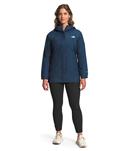 THE NORTH FACE Women's Waterproof Antora Parka (Standard and Plus Size), Shady Blue, Medium