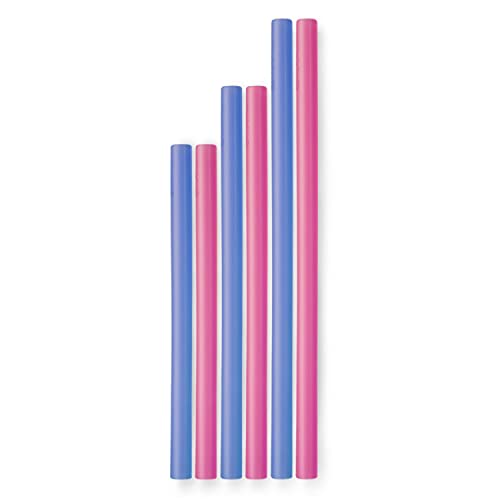 GoSili Reusable Silicone Straws - Multipack - Berry/Cobalt, One Size