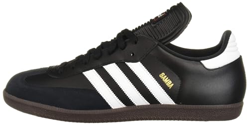 adidas Men's Samba Classic Soccer Shoe, Core Black/Cloud White/Core Black, 10 M US