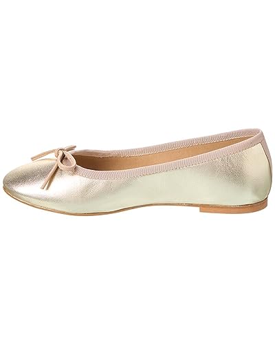 Bruno Magli M Emy Leather Flat, 7, Gold