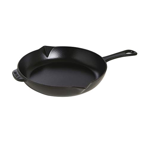 Staub Cast Iron 10-inch Fry Pan - Matte Black, Made in France