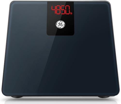 GE Bathroom Scale Body Weight: Digital 500lb BMI Weight Scales for People Accurate Bluetooth Weighing Scale Electronic Weigh Scales