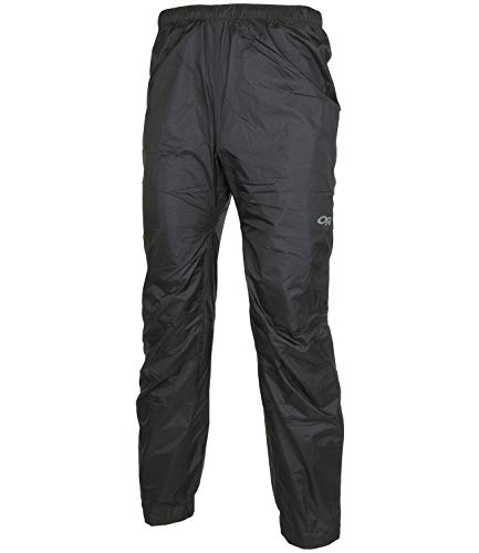 Outdoor Research Men's Helium Rain Pants – Breathable & Weatherproof Pants Black