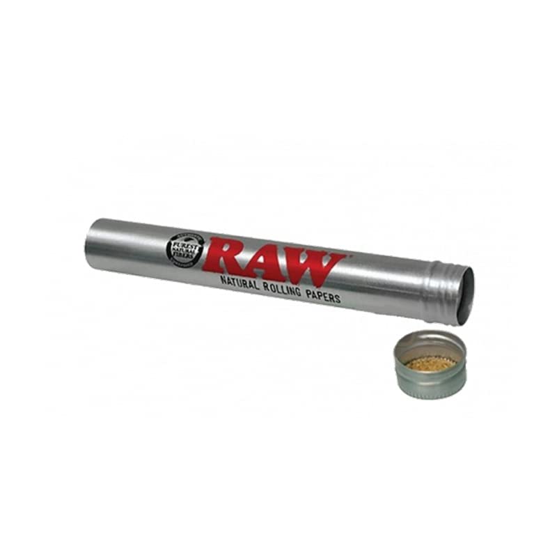 RAW Thentic Cigar Style Aluminum Tube, Silver, 1 Count