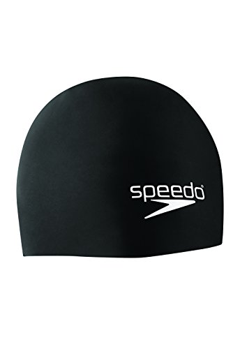 Speedo Silicone Swim Cap, Black