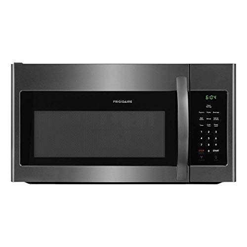 Frigidaire FFMV1846VD 30' Over the Range Microwave Oven; 1.8 cu. ft. Capacity, 1000 Cooking Watts, 300 CFM, 10 Power Levels, One-Touch Options, Interior Microwave LED Lighting, Black Stainless Steel