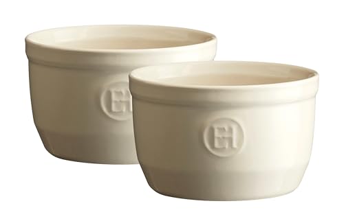 Emile Henry Made in France 8.5 oz (Set of 2), 4' x 2.5' Set of Individual ramekins, Clay, 8 Count