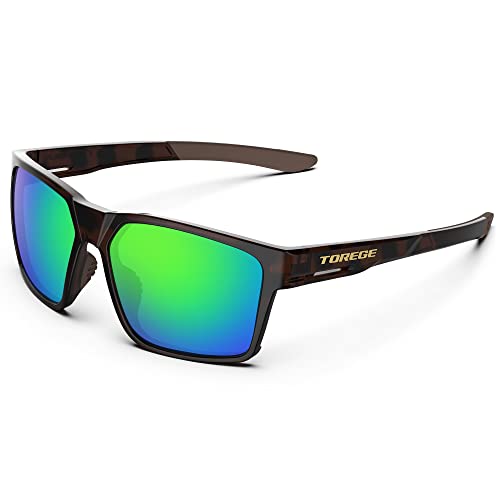 Sunglasses for Men Women - Polarized Glasses Trendy Square Sunglasses for Outdoors Trekking Traveling Shopping