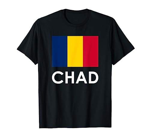 Chad Name Flag Africa Country Tourist Nation Country Expat T-Shirt