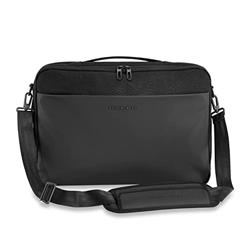 Briggs & Riley Hybrid Convertible Laptop Backpack Briefcase, Black, 11.5' x 17' x 5'