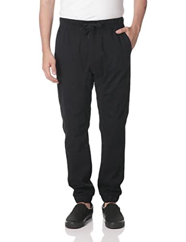 Southpole mens Basic Stretch Twill Jogger - Reg and Big & Tall Sizes Casual Pants, Black, Large US