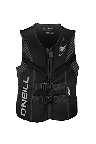 O'Neill Men's Reactor USCG Life Vest, Black/Black/Black,X-Large