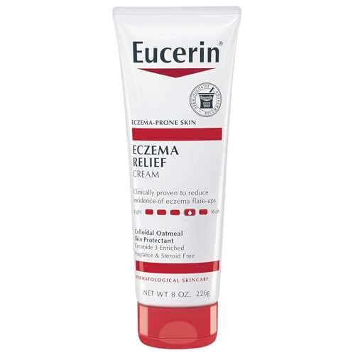 Eucerin Eczema Relief Cream, Full Body Lotion for Eczema-Prone Skin, Moisturizing Eczema Cream, Body Moisturizer, 8 oz. Tube