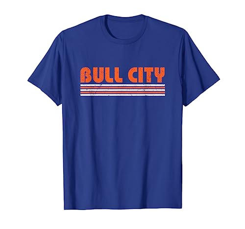 Durham Bull City Vintage 80s Retro Style T-Shirt