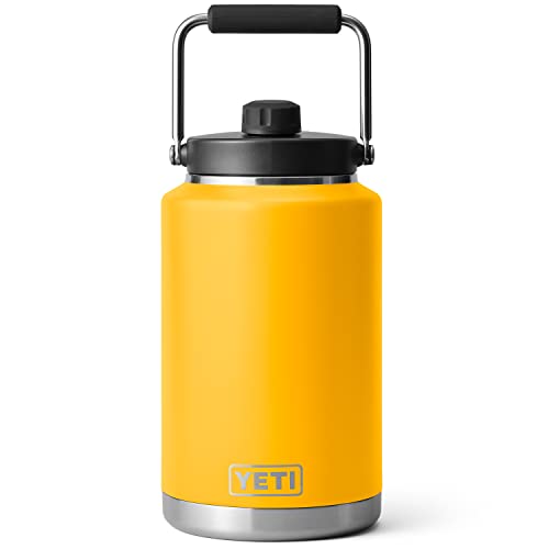 YETI Rambler Gallon Jug, Vacuum Insulated, Stainless Steel with MagCap, Alpine Yellow
