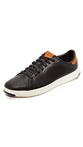 Cole Haan Men's Grandpro Tennis Fashion Sneaker, Black/British Tan, 9.5 M US