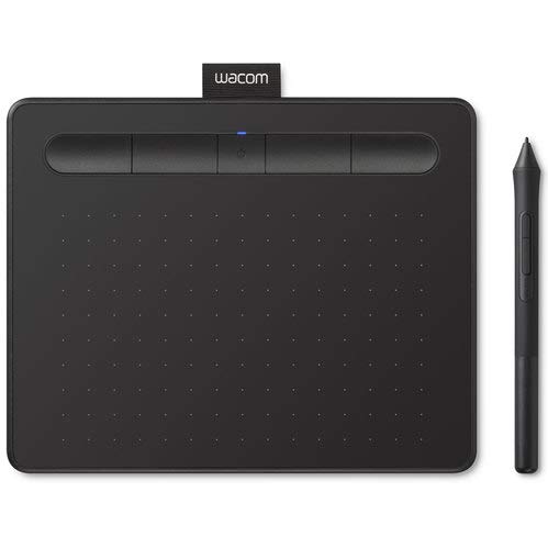 Wacom Intuos CTL4100WLK0 Wireless Graphics Drawing Tablet with 3 Bonus Software Included, 7.9' x 6.3', Black (Renewed)