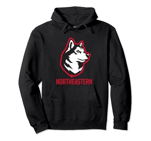 Northeastern Huskies Icon Logo Officially Licensed Pullover Hoodie