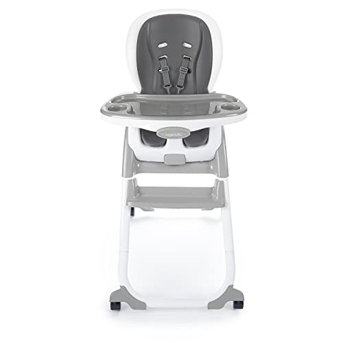 Ingenuity SmartClean Trio Elite 3-in-1 Convertible Baby High Chair, Toddler Chair, and Dining Booster Seat, For Ages 6 Months and Up, Unisex - Slate
