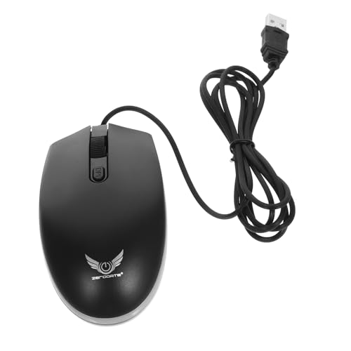 OSALADI Silent Wired Silent Gaming Wired Mouse Wheelchair Arm Rest Mouses Optical Mouse Casserole Chinese USB Plug Mouse Comfortable Gaming Mice Mechanical Gaming Accessories
