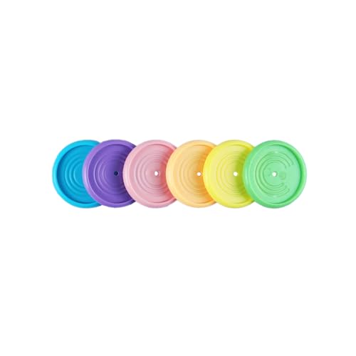 Large Rainbow Discs (12 Units, Support Up to 150 Sheets) for Assembling a Create a Notebook Discbound