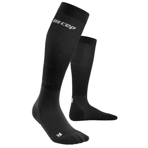 CEP Infrared Recovery Socks, Black/Black, Men, IV