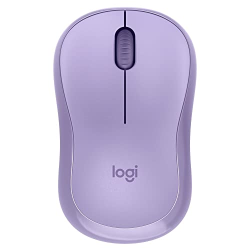 Logitech Silent Wireless Mouse, 2.4 GHz with USB Receiver, 1000 DPI Optical Tracking, 18-Month Battery, Ambidextrous, Compatible with PC, Mac, Laptop, Lavender (Renewed)