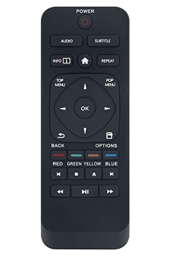 NC277 NC277UL Replace Remote Control fit for Philips 4K Ultra HD Blu-ray Player BDP5502 BDP5502/F7 BDP5502/F7A BDP3502 BDP3502/F7 BDP5502 BDP5502/F8 BDP5502/F7 A