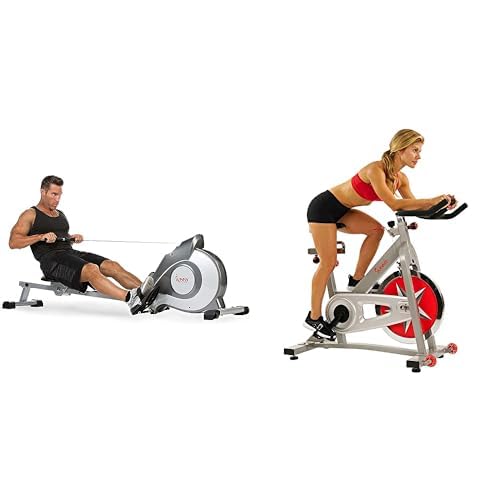 Sunny Health & Fitness Magnetic Rowing Machine Rower with 8-Level ResistanceSunny Health & Fitness SF-B901 Pro Indoor Cycling Exercise Bike