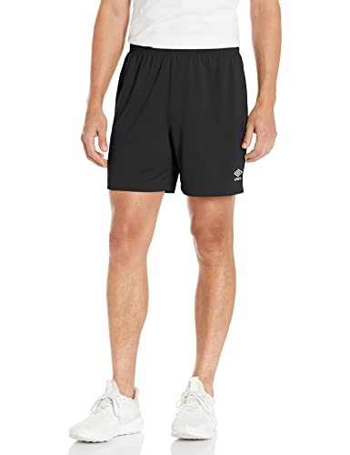 Umbro unisex adult Field Shorts, Black, Medium US