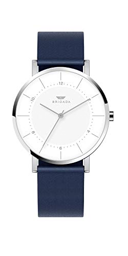 BRIGADA Men's Watches Minimalist Watches for Men Simple Business Casual Waterproof Quartz Wrist Watch