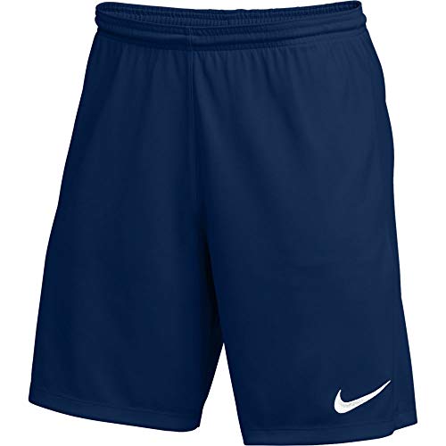 Nike Youth Park III Shorts (Navy/White, X-Large)