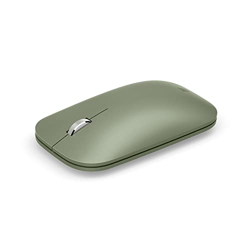 Microsoft Wireless Bluetooth Mouse (2022), Sculpted Design for Ultimate Comfort and Smooth Scrolling, up to 1 Year of Battery Life, 2.4G Range, Forest Color