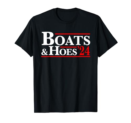 Boats & Hoes 24 Vintage Logo For Your Step Brothers T-Shirt