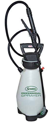 Scotts 190567 Lithium-Ion Battery Powered Pump Zero Technology Sprayer, 2-Gallon, White/black