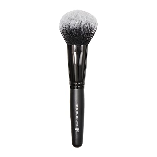 e.l.f. Flawless Face Brush, Vegan Makeup Tool For Flawlessly Contouring & Defining With Powder, Blush & Bronzer, Made With Cruelty-Free Bristles