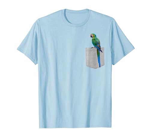 Animal in Your Pocket Hello Macaw Parrot T-Shirt