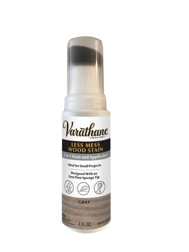 Varathane Less Mess Wood Stain and Applicator, 4 oz, Gray